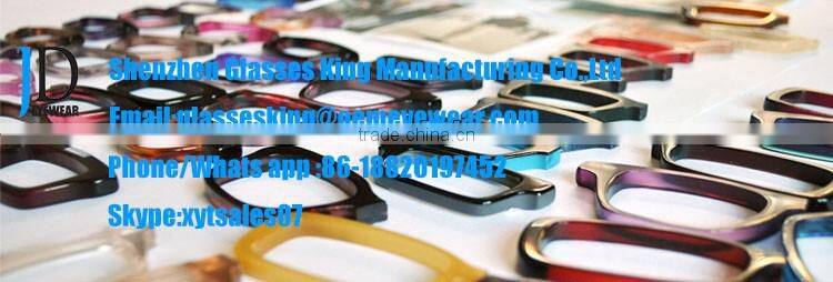 Newest pretty summer ladies sunglasses double color temple personalized cheap sunglasses