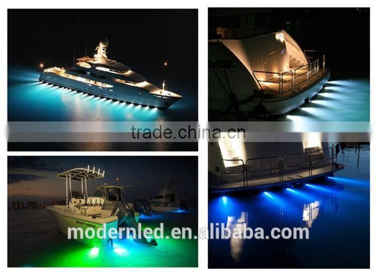 IP68 underwater 316 stainless steel 9W underwater boat led lights