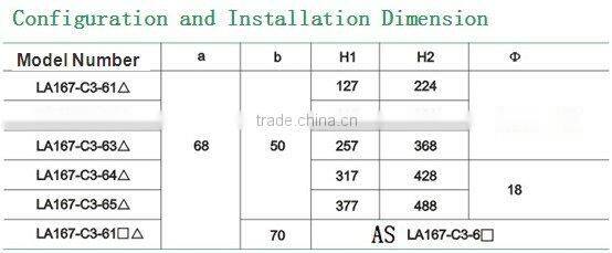 6 buttons electrical hoist switch,crane switch COB, english availble COB-23P