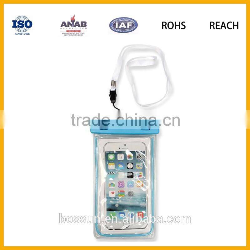 Floating Waterproof Case Swimming Dry PVC Bag Protects your Cell Phone and valuables