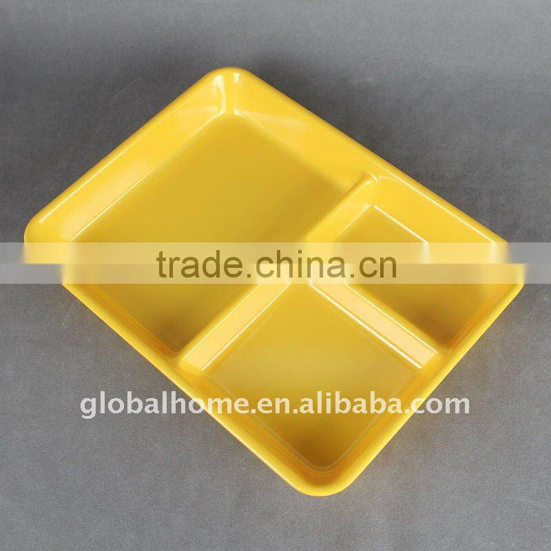 custom-made melamine snack plate