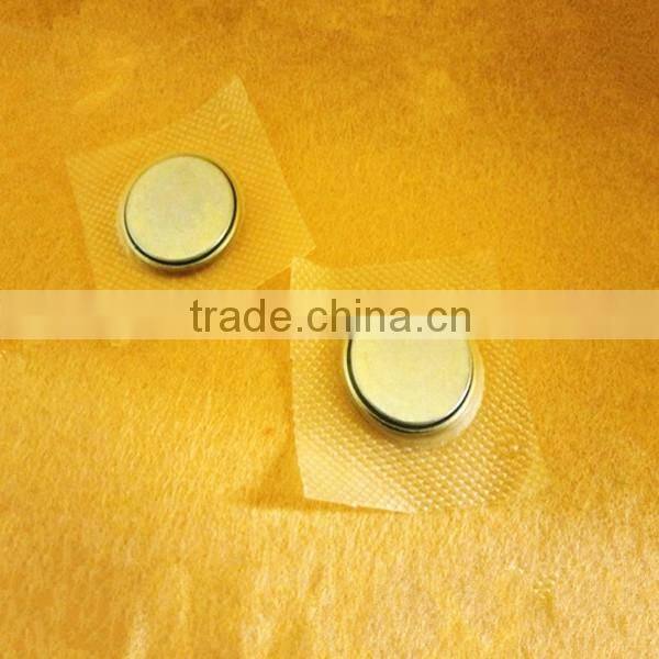 most popular strong magnet sewing PVC magnet button with plastic covered and waterproof for fabric & clothing
