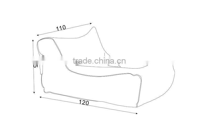 Two seats in the swimming pool float line bean bag lounger pool float bed
