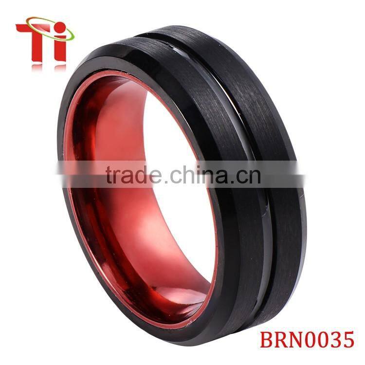 tungsten ring hammered ring tungsten carbide gold ring men's ring tungsten carbide