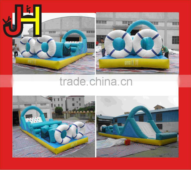 Life buoy Inflatable floating obstacle course