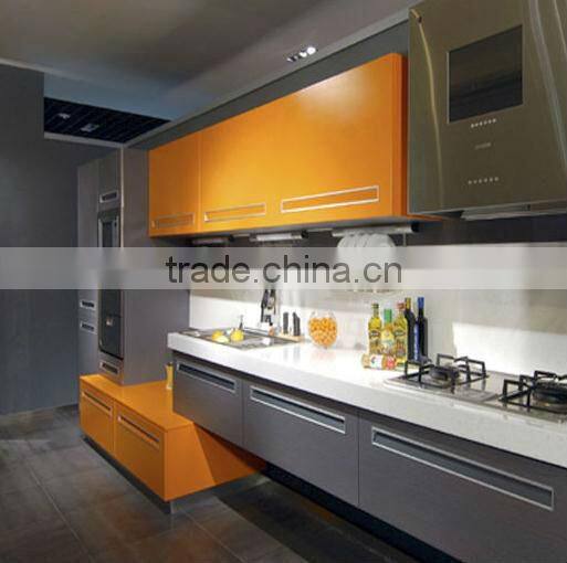 High gloss polymer composite board for cabinet door