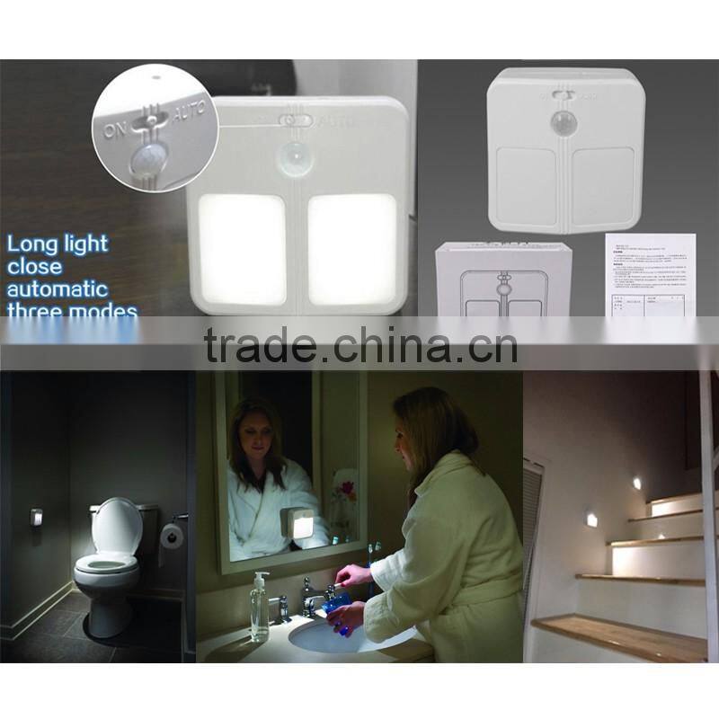 Battery-Powered Motion-Sensing LED Stick-Anywhere Nightlight