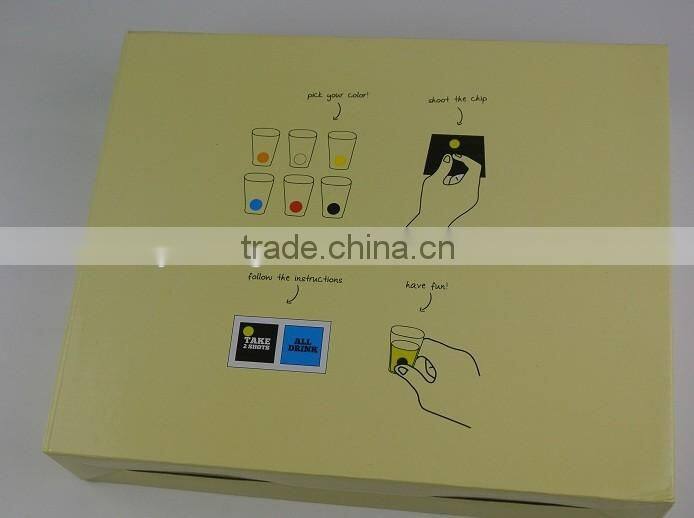 Funny Chips Shooting Table Drinking Game with 6 shotglasses