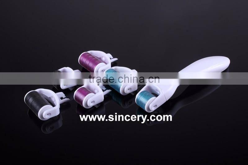 0.2 to 3.0mm micro needle derma roller 540 Titanium derma roller