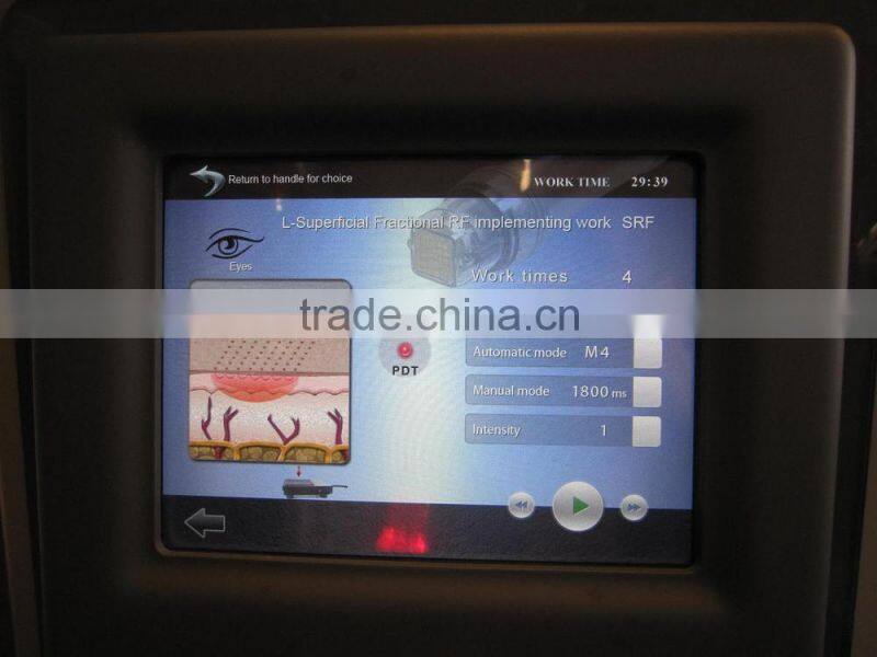 vertical Fractional RF microneedle skin rejuvenation machine