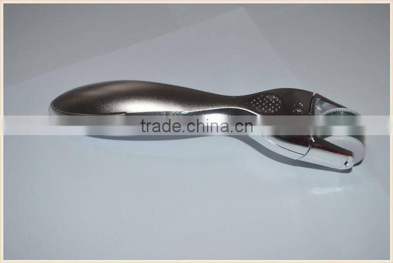 Factory Direct Wholesale Golden/Silver Handle 600 Needles Derma Roller
