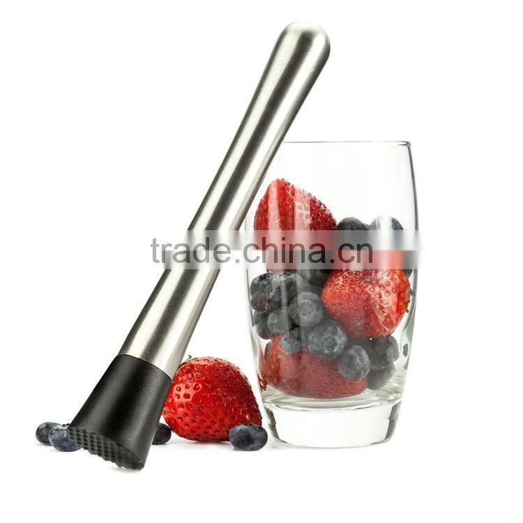 Fruit crusher masher drink mullder bar tool cocktail muddler