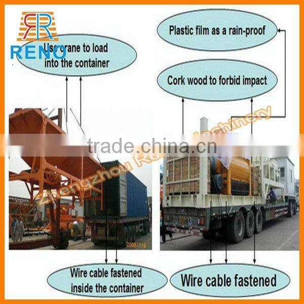 Construction equipments of electric cement mixing plant with cement silo low prices