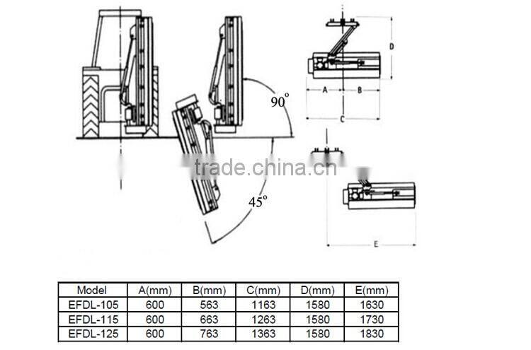 Professional 4 wheel tractor flail mower for 20-30 HP Tractors