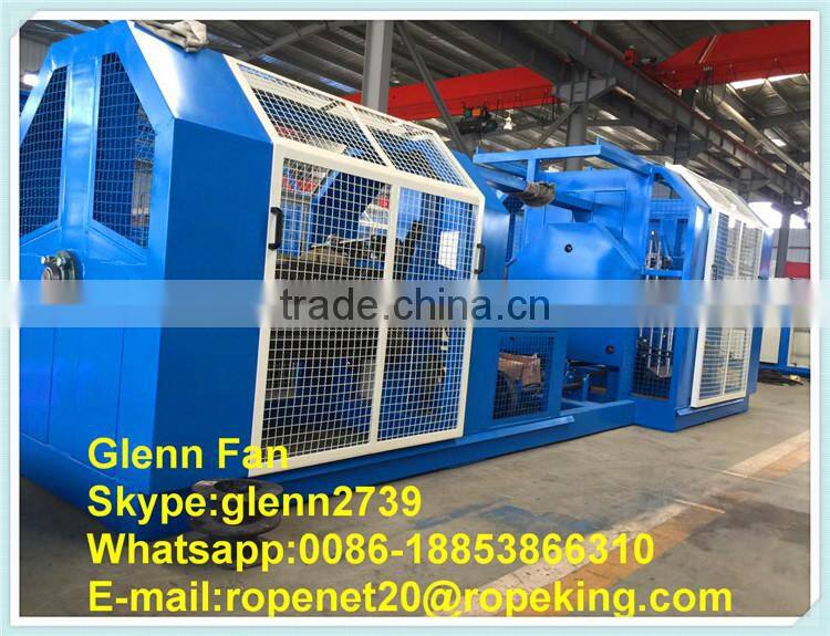 China supplier taian plastic single screw extruder PP twisted rope machine