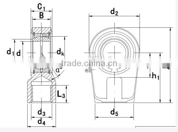 Promotional Rod End Spherical Plain Bearing Sa30T/K