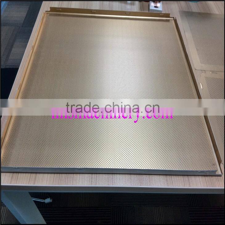 LMS 2017 Hotsale Soundproof office 600*600mm decorative aluminum ceiling forming machine