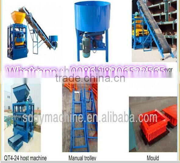 tanzania qt4-24 small concrete paving machine