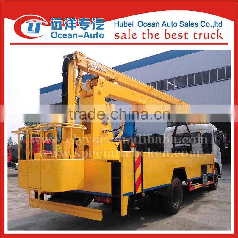Driving type 4x2 dongfeng kingrun aerial plaform 20-22m cherry picker