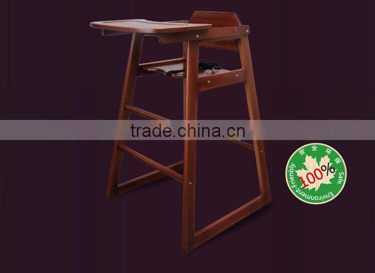 Baby wooden dinning chair Wood highchair