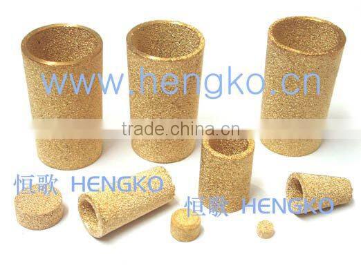 0.5~300 micron sintered bronze filter cartridge