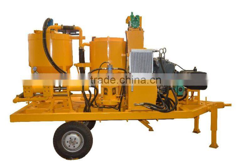 LGP200/300/100PI-D China manufacturer trailer cement grout mixing pump for sale