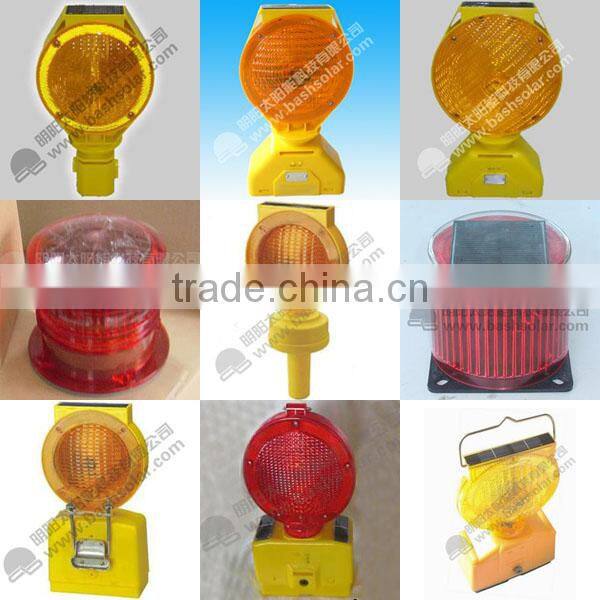 solar warning light, solar powered, LED lighting