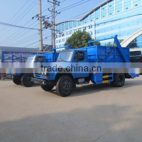 140hp DONGFENG 4*2 Swing Arm Garbage Truck 6 m3