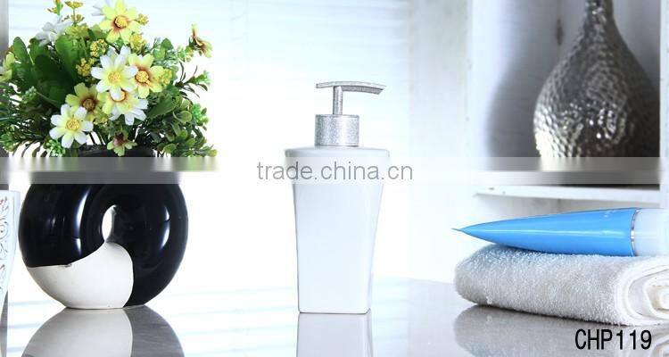 Hot selling hotel ABS plastic electroplate soap dispenser pump