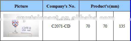 2015 wholesale handmade fancy water color long stem round drinking glass