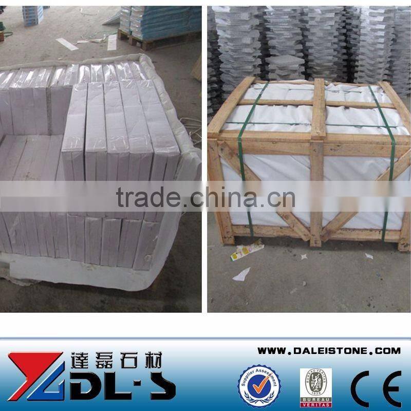 polished spary white granite tile 610x305 for sale