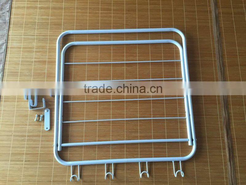 vivinature 4 Hook Over the Door Rack Hanger for Hanging Clothes Coat Hat Belt Metal