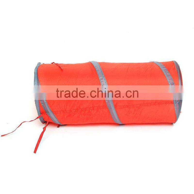 Pet Cat Kitten Small Foldable Collapsible Tunnel Dangling Bell Play Toy