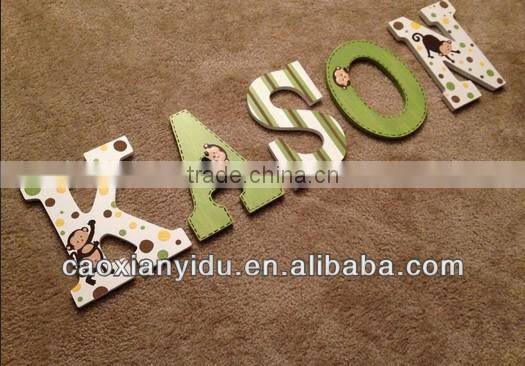 Large Wooden Decorative Handmade Letter For Craft Wall Letters For Decoration Hot Sell