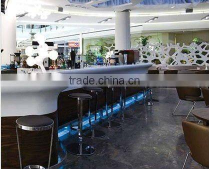 party furniture led design curved outdoor bar for events
