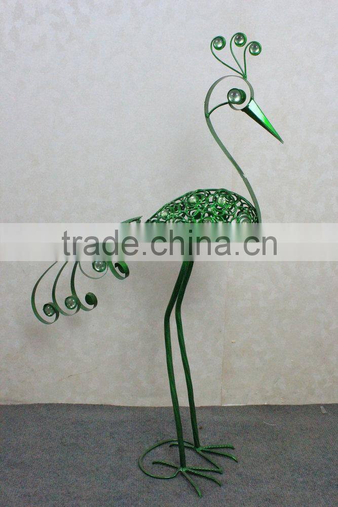 Decorative peacock for garden