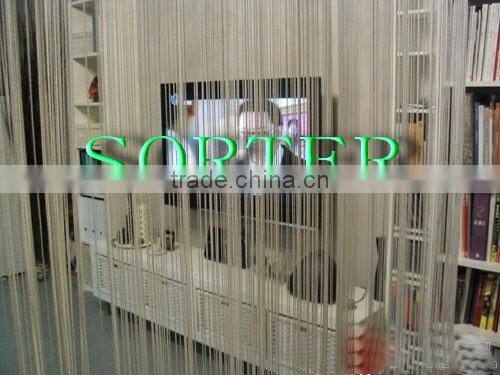 sorter's 100%polyester fashion fringe curtain for room divider