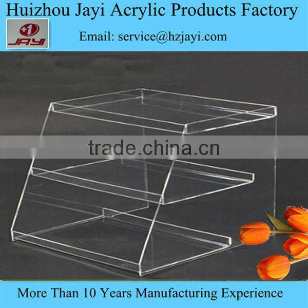 Wholesale High Quality Custom OEM Clear Acrylic Food Display Stand