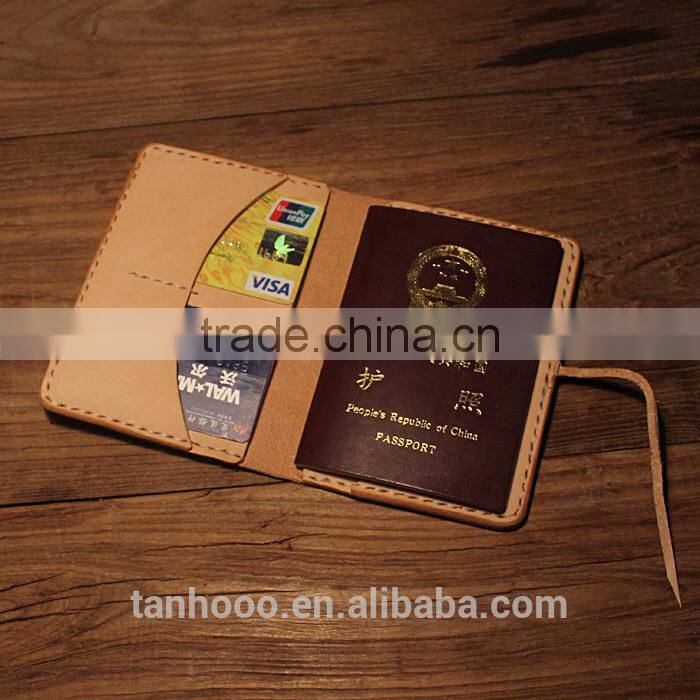 customized travel document holder logo leather travel document holder hot sales