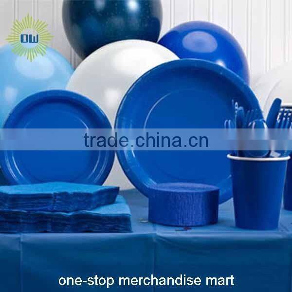 Pick Your Color Party Item Round Plate