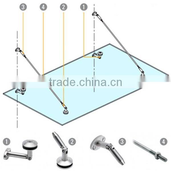 Glass Awning Fittings/Glass Canopy Accessories/Glass Hardware