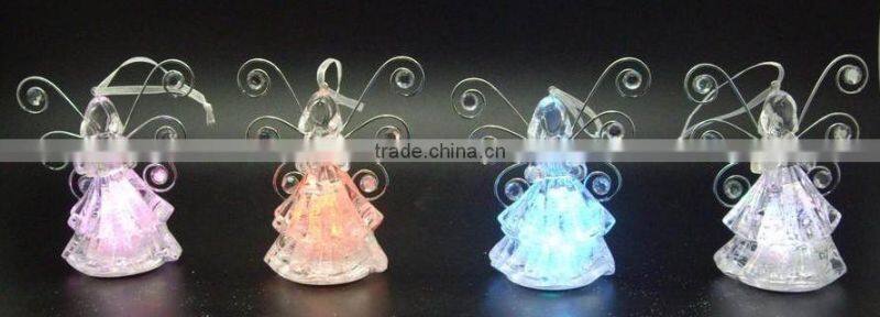 LED Lighted butterfly wings acrylic angel Xmas decoration