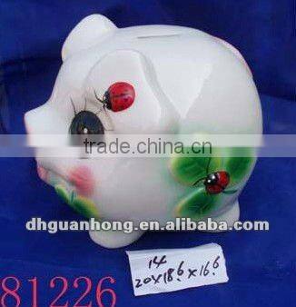 Easter Egg Ceramic Piggy Bank