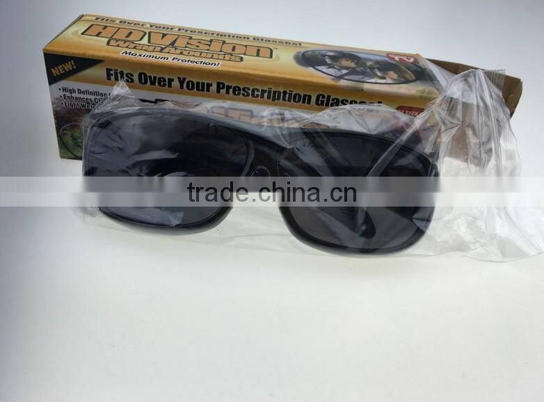 As seen on TV HD Night Vision Wraparounds Sunglasses Fit Over Your Prescription Glasses