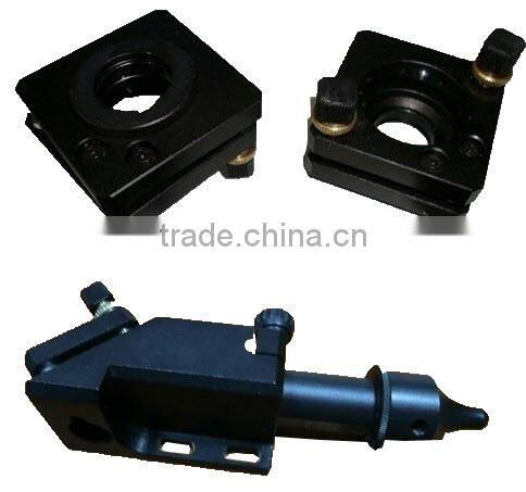 laser head with two mirror mounts