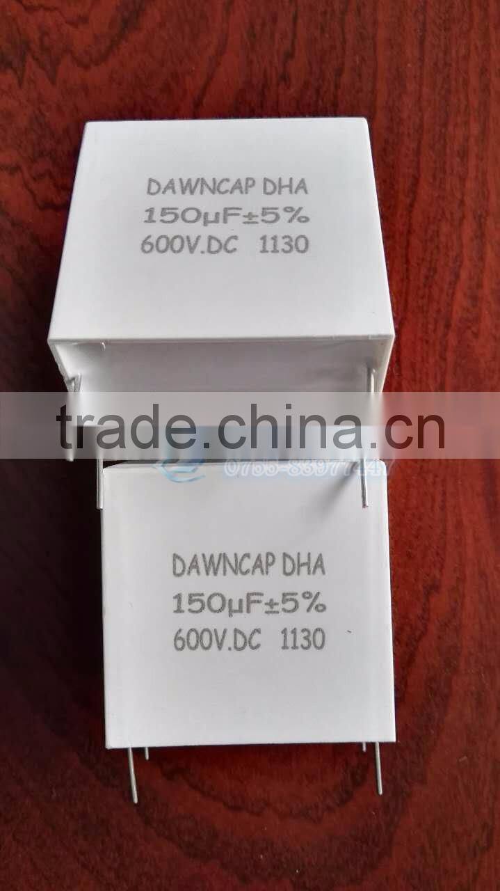 DHA 150UF 600V DC 30A 57.5*50*45MM Filter Capacitor