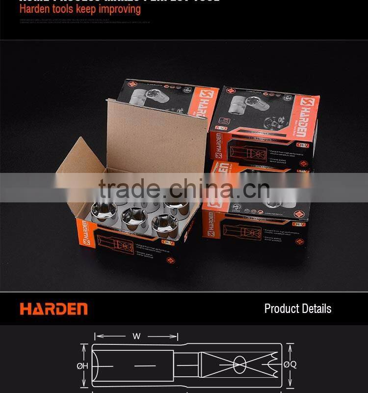 Professional 6.3MM Hexagon Deep Metric 1/6" Socket Set