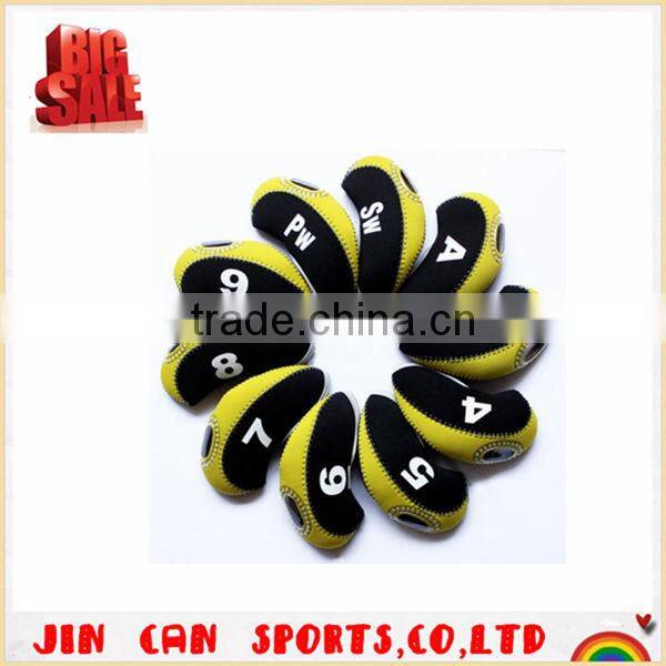 2014 best selling high quality fashion custom neoprene golf iron covers