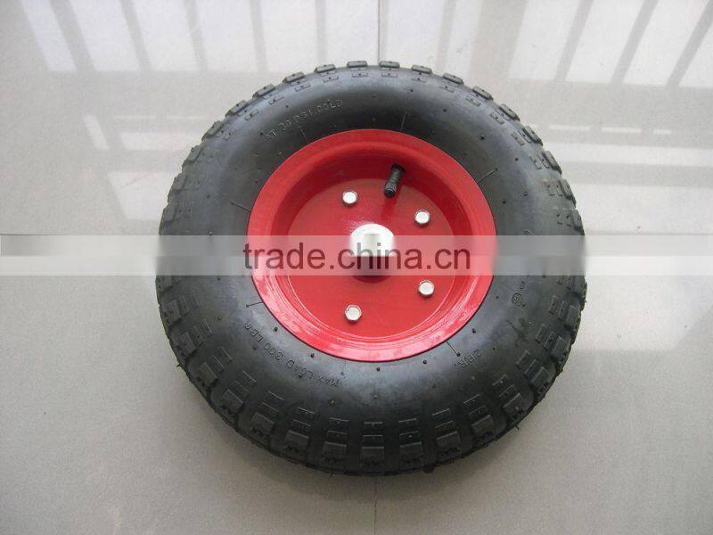 13x4 pneumatic wheel 4.00-6 for America market
