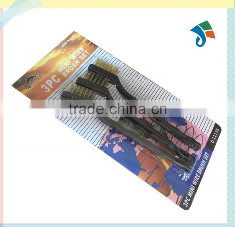 Nylon Handle Brass Wire Brush Mini Brush Set